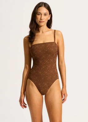 Marloe DD Cup One Piece - Tiramisu plus size swimwear women, summer swimwear for ladies
