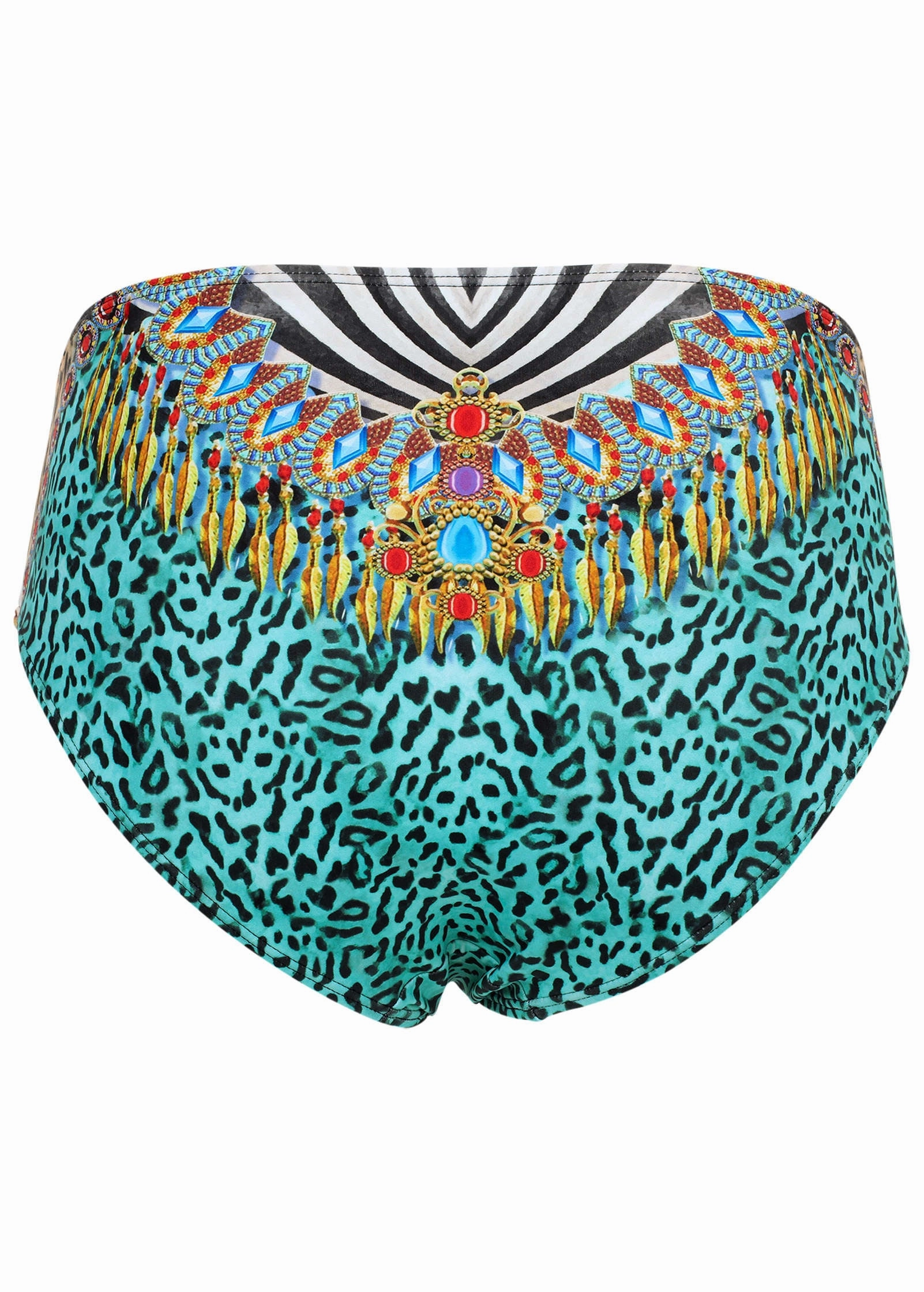 Maui Full Coverage Bottom - Mirrored Jungle