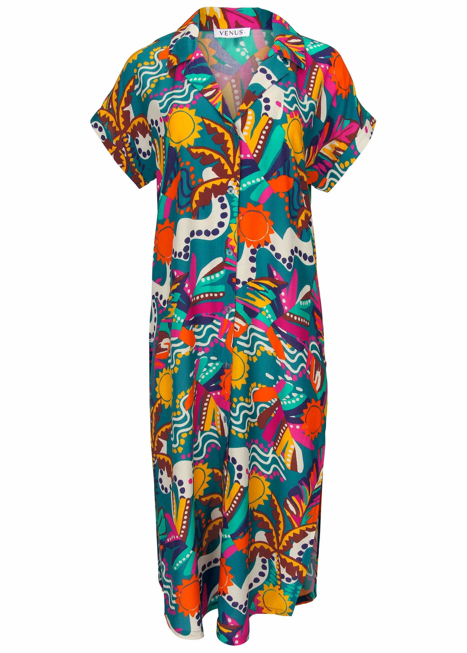 Maxi Button Down - Retro Chicka Boom