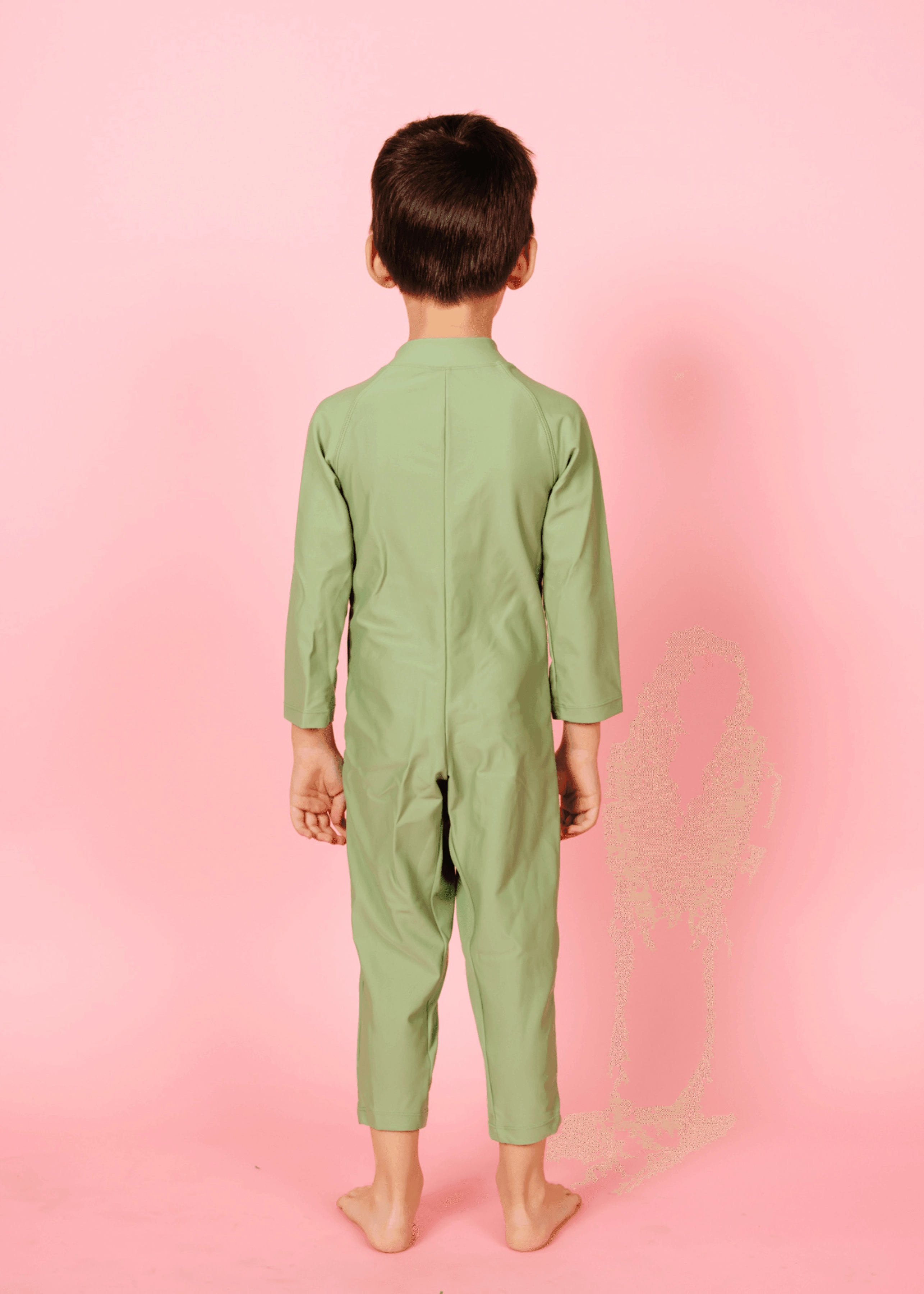 Meadow Green | Mini Rashguard One-Piece (Unisex)