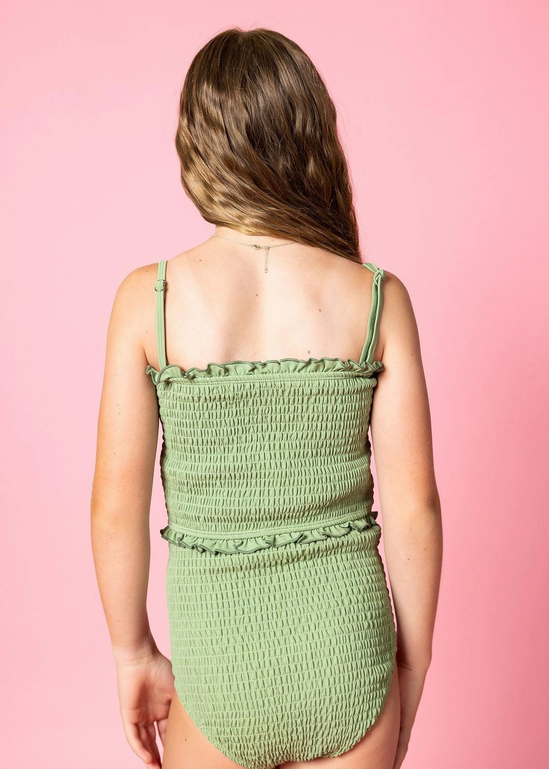 Meadow Green | Youth Smocked Bottoms