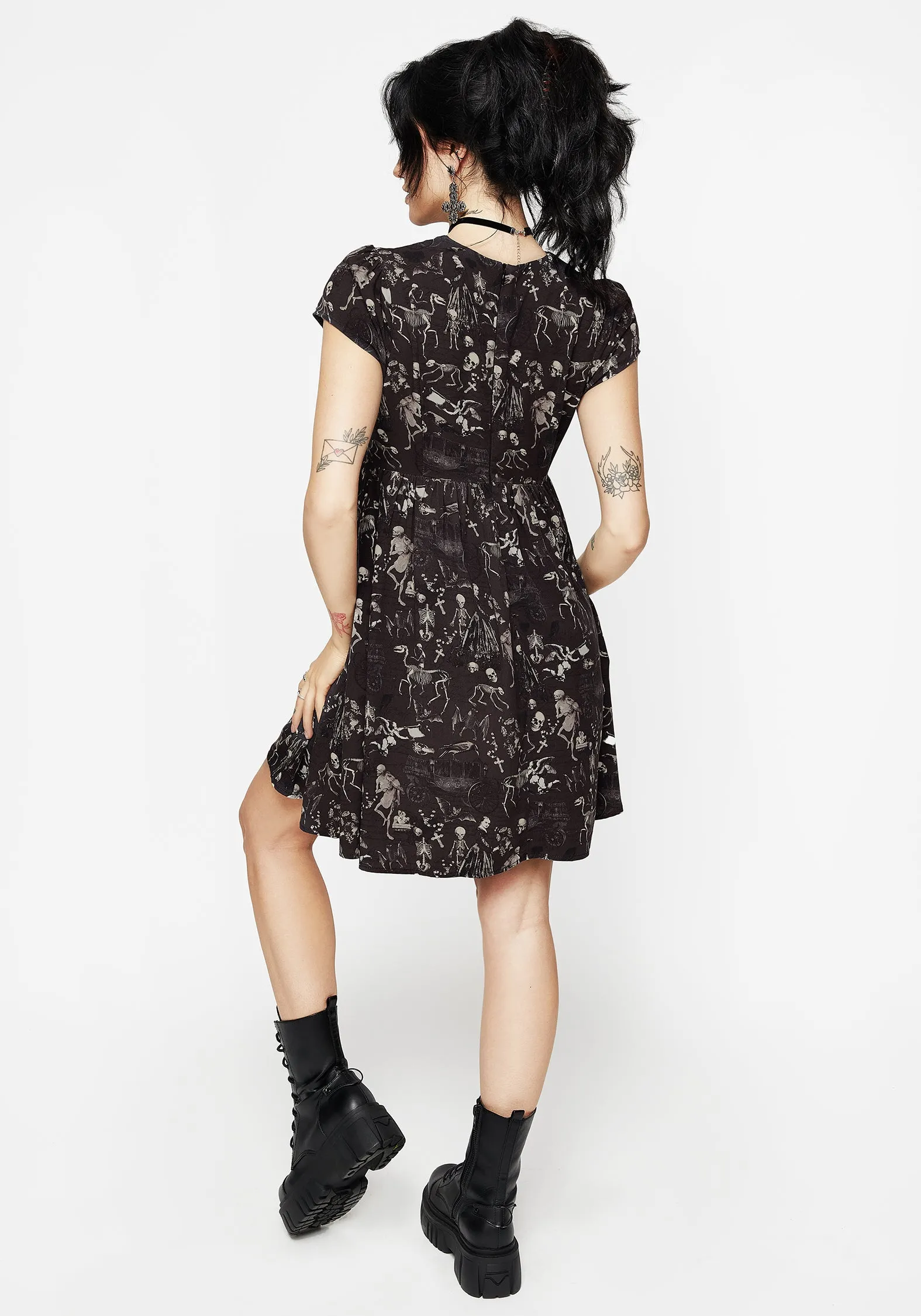 Melancholia Mini Skater Dress