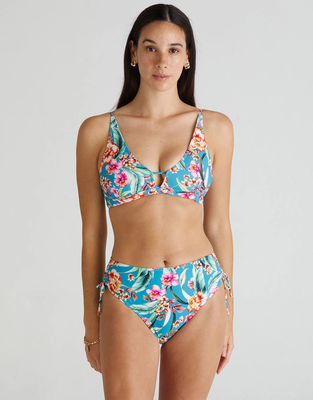 Melody Cara Bralette Bikini Top - Multi