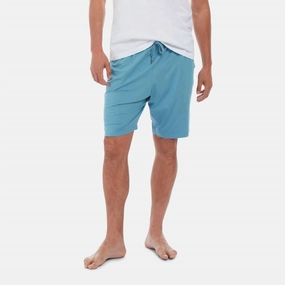 Men Basel Micro Modal Stretch Lounge Short In Blue mens beach swimwear, quick dry mens swimsuits