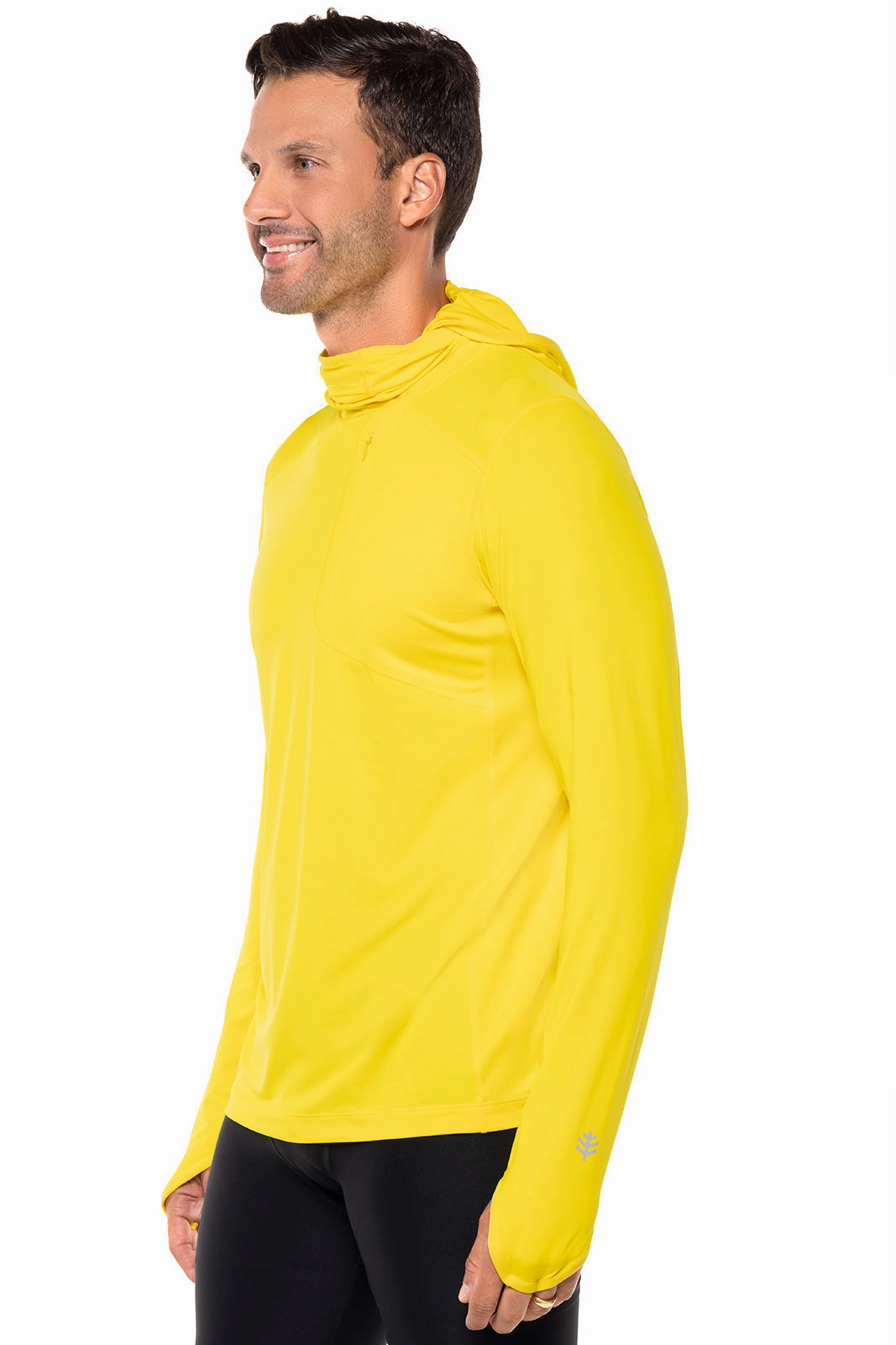 Men's Andros Fishing Hoodie | Bold Yellow