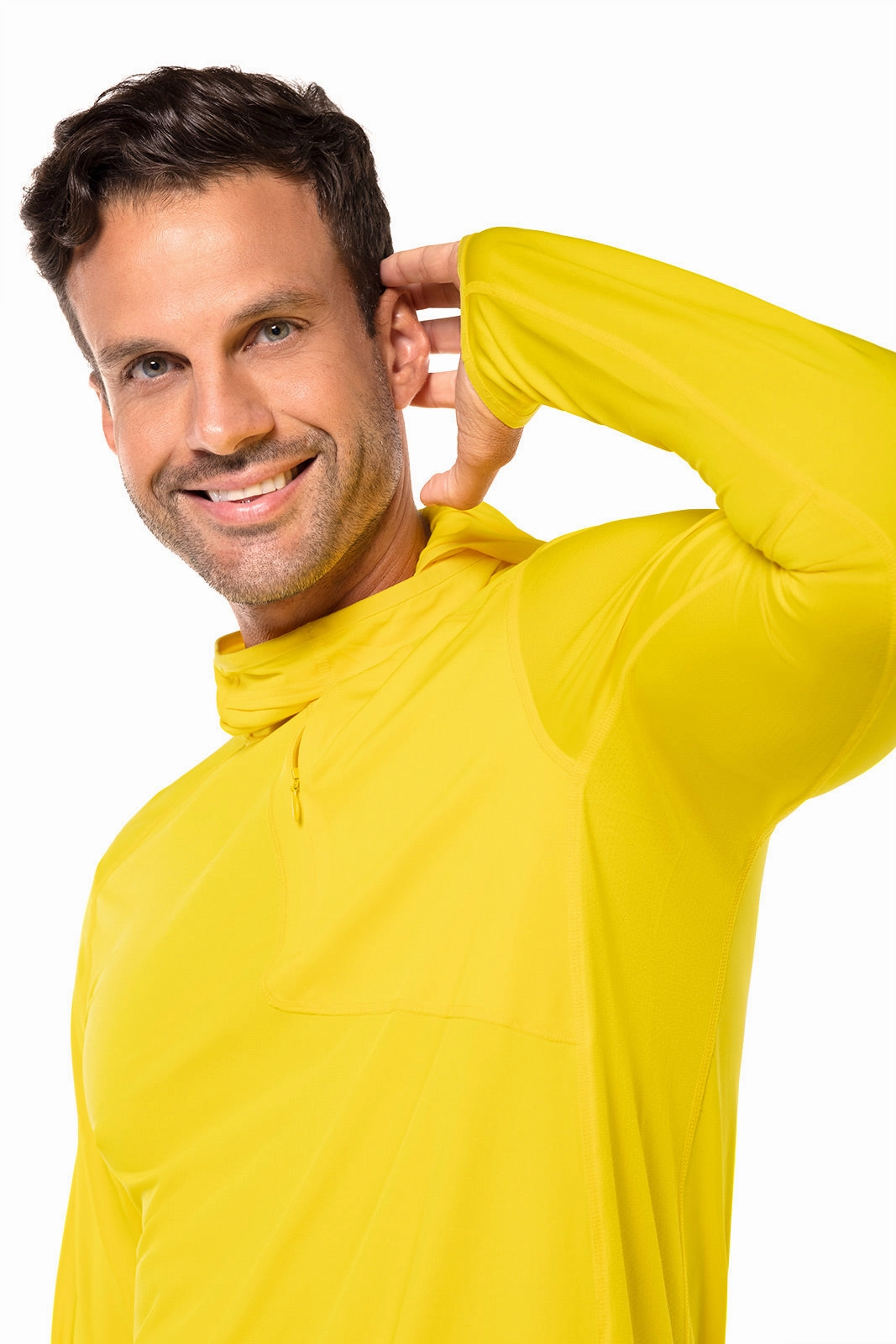 Men's Andros Fishing Hoodie | Bold Yellow