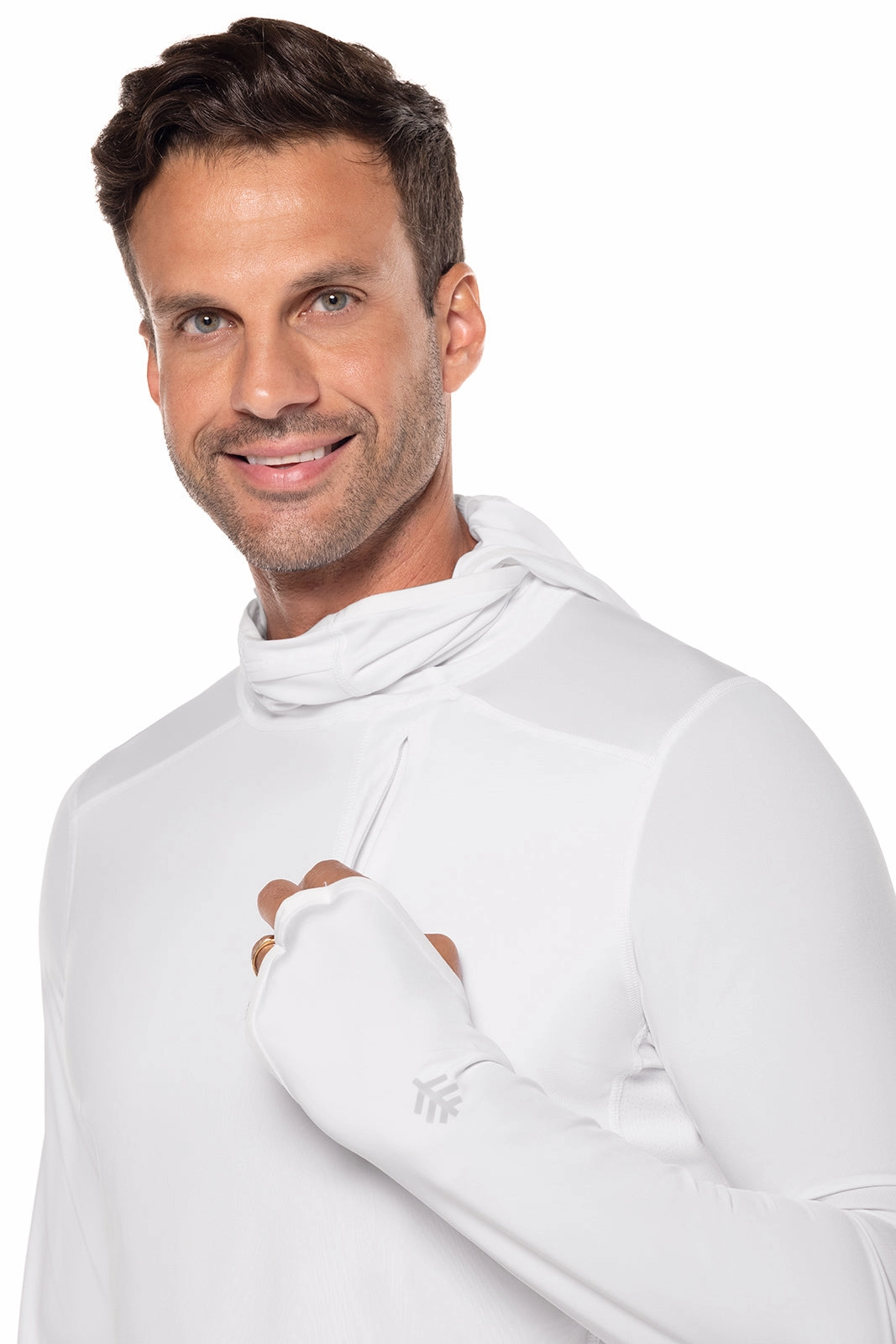 Men's Andros Fishing Hoodie | White