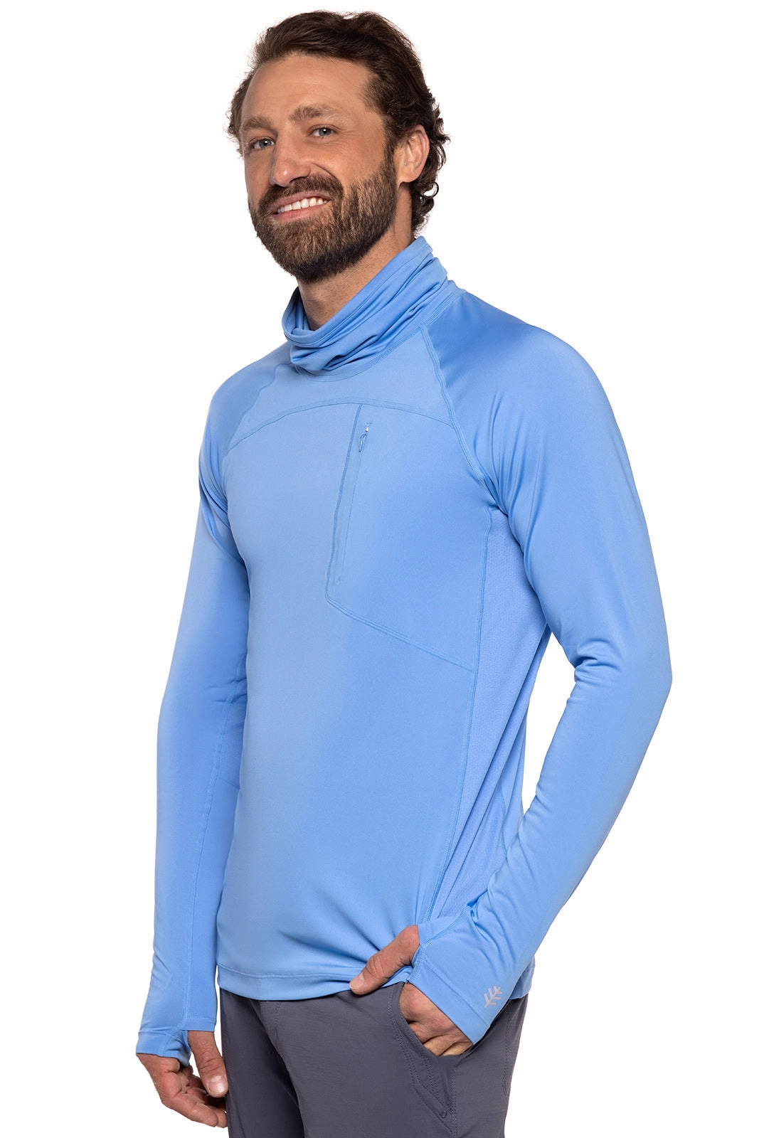 Men's Andros Fishing Tee | Surf Blue