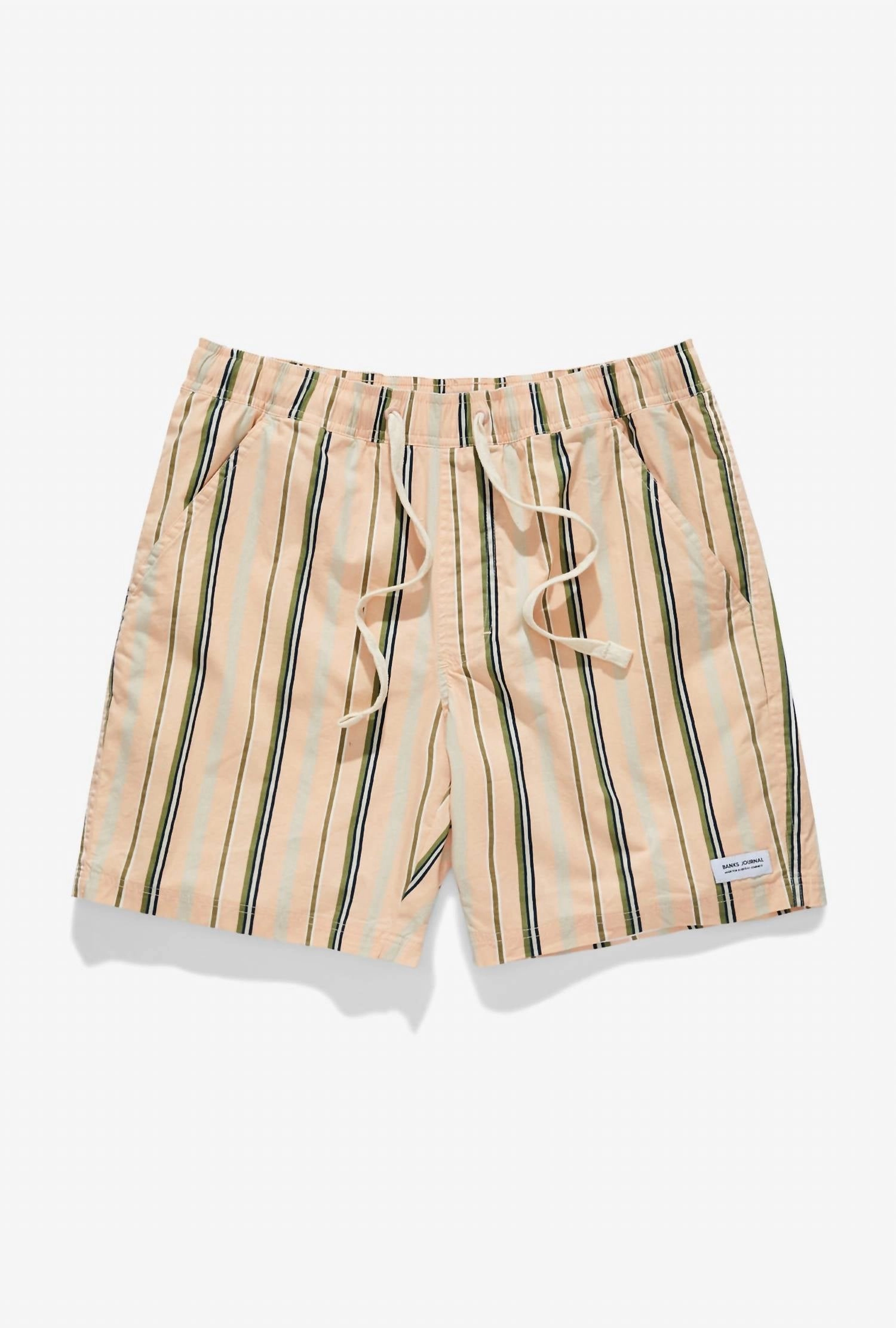 Men's Capture Elastics Boardshort In Apricot mens full coverage swimwear, stylish mens swim trunks