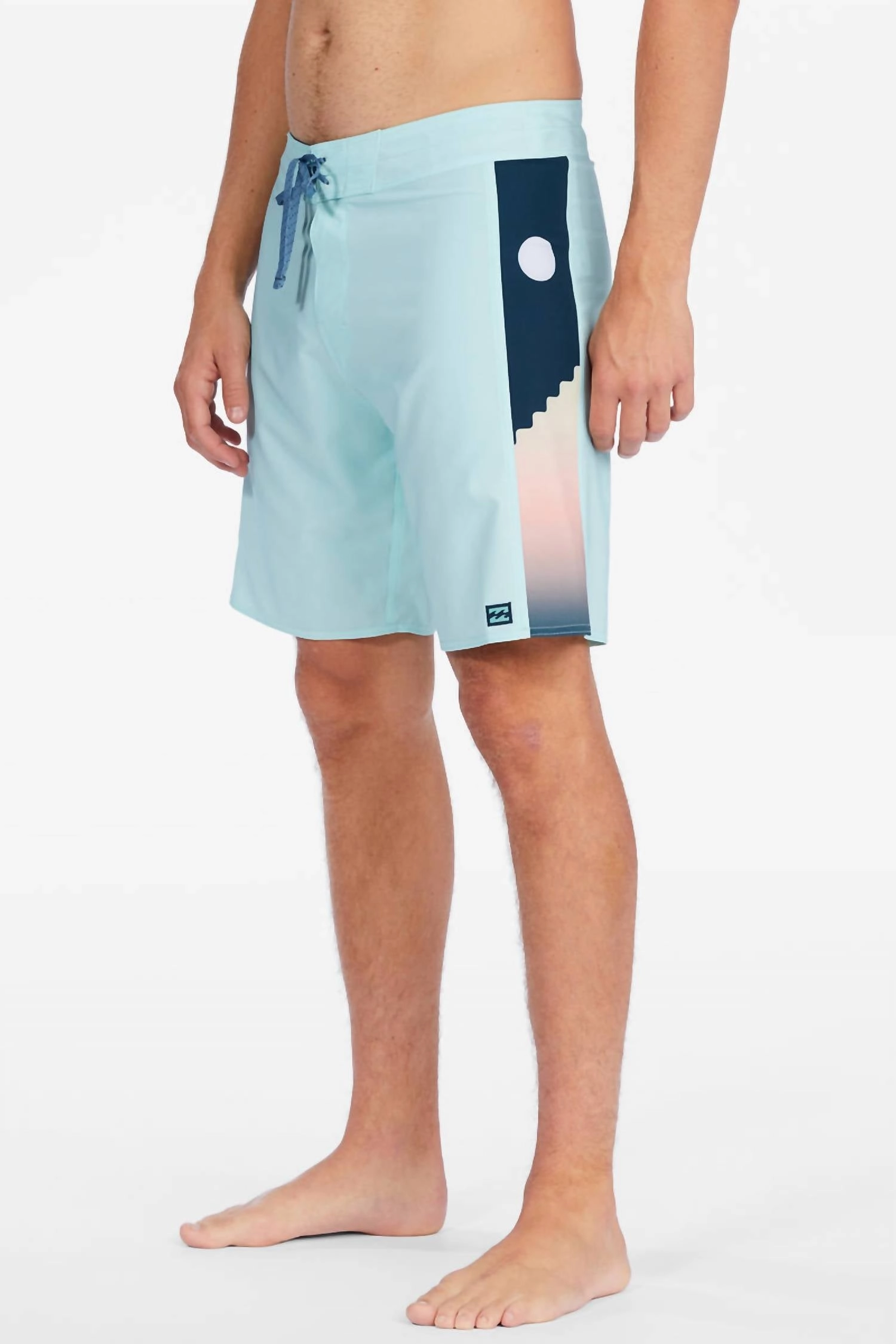 Men's D Bah Ciclo Board Shorts In Light Aqua