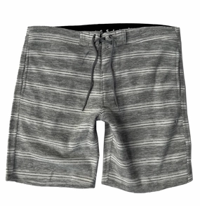 Men's Eco-Zy 18.5" Sofa Surfer Short In Grey Heather mens full coverage swimwear, stylish mens swim trunks