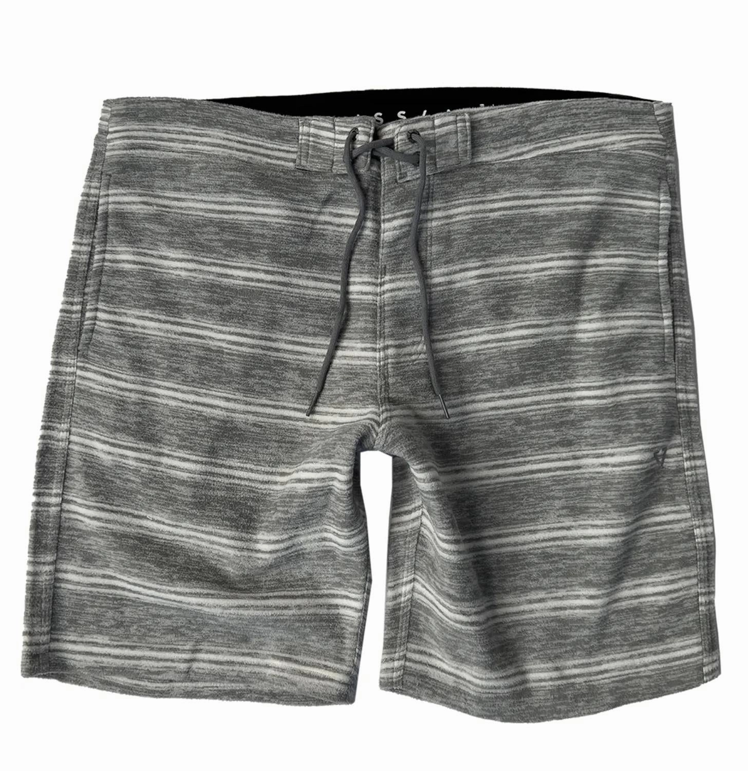 Men's Eco-Zy 18.5" Sofa Surfer Short In Grey Heather mens full coverage swimwear, stylish mens swim trunks