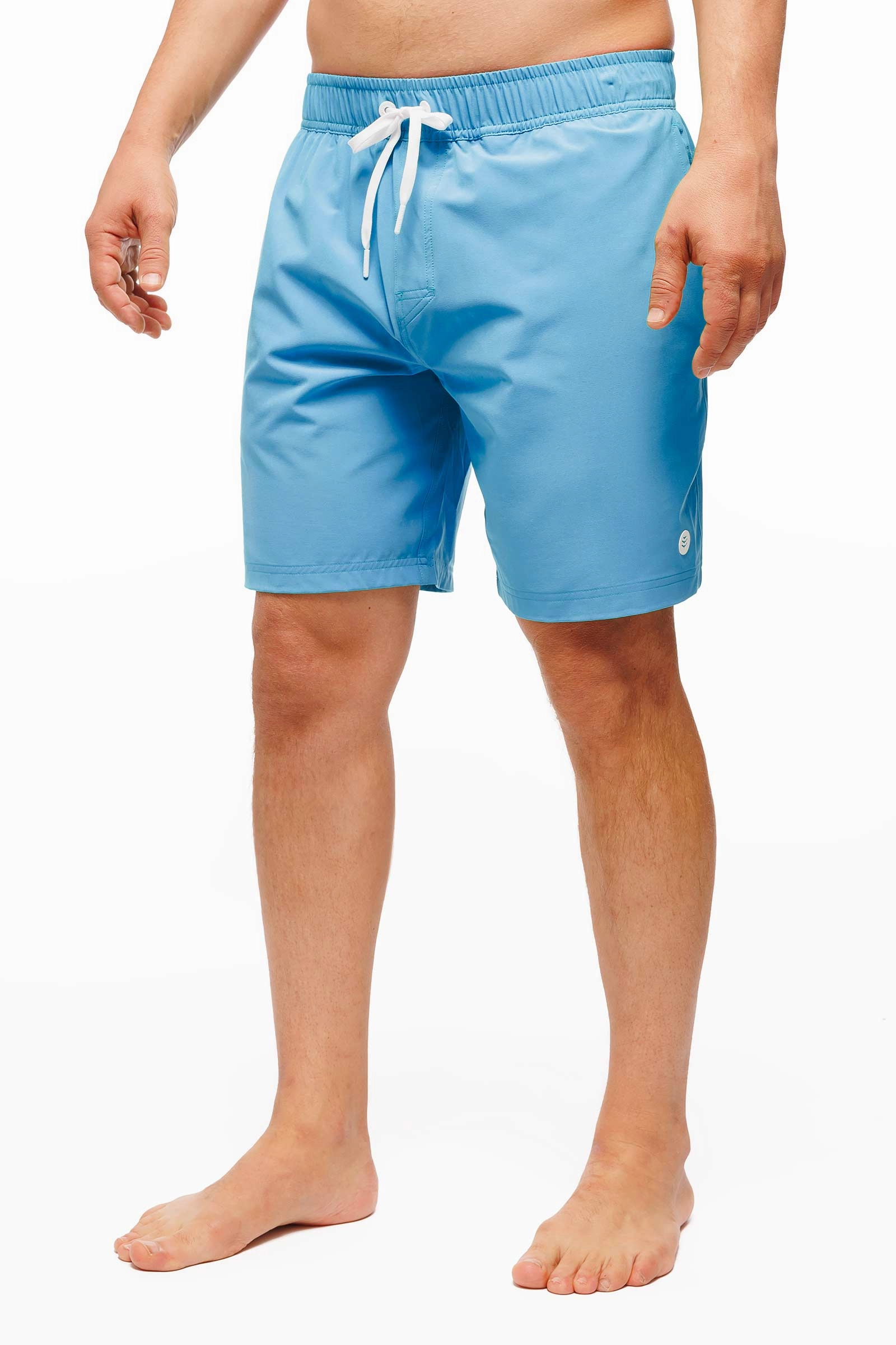 Men's Kahuna Swimming Shorts | Clear Sky Blue men's full coverage swimwear, casual swimwear for men