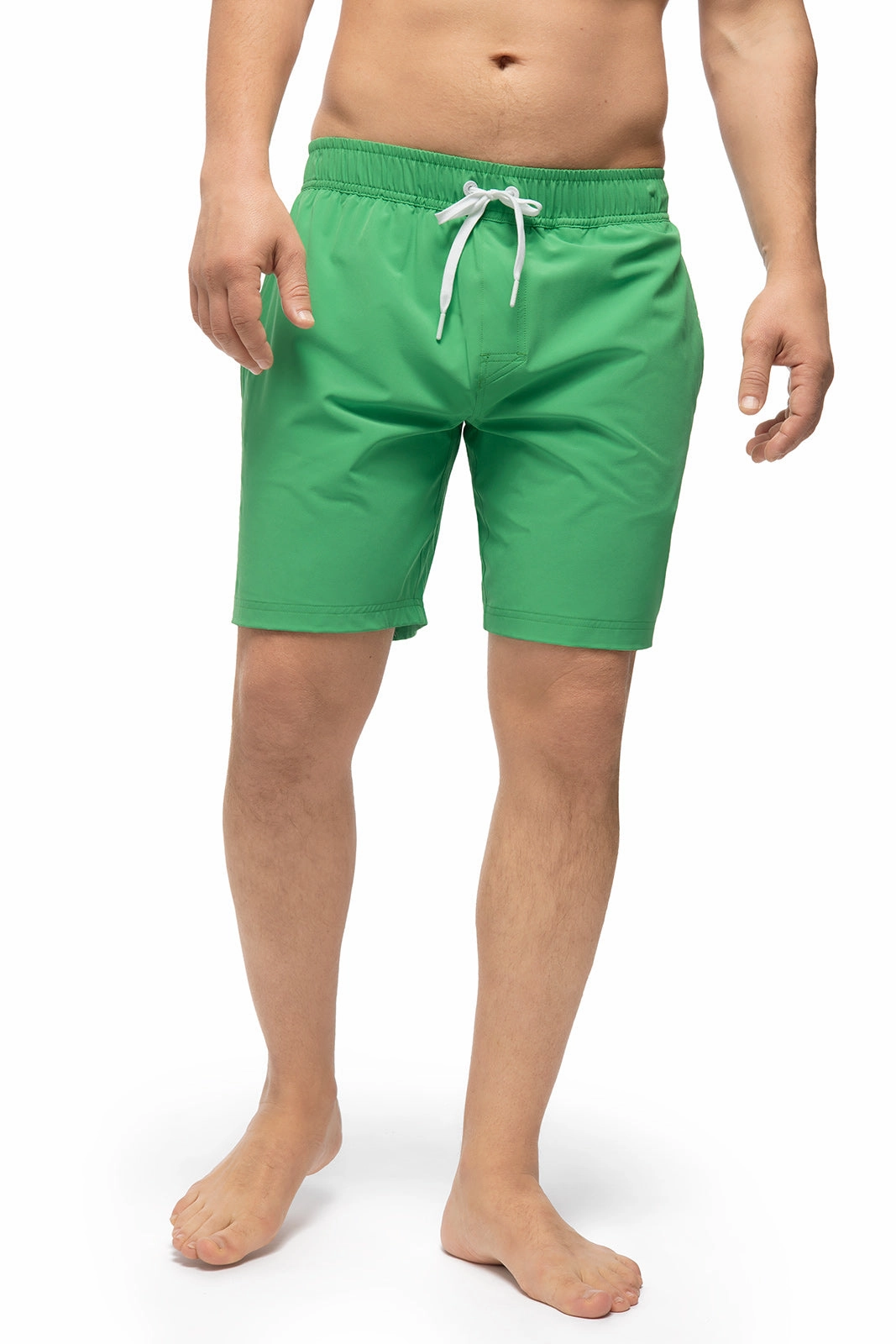 Men's Kahuna Swimming Shorts | Palm Green men's full coverage swimwear, casual swimwear for men