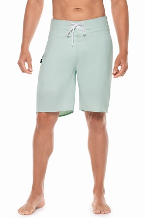 Men's San Marino Boardshort | Misty Aqua men's full coverage swimwear, casual swimwear for men