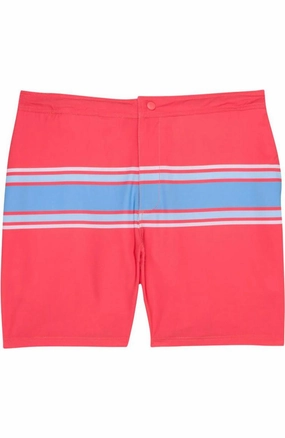 Men's Sandbar Swim Trunks In Stripe mens beach swimwear, quick dry mens swimsuits