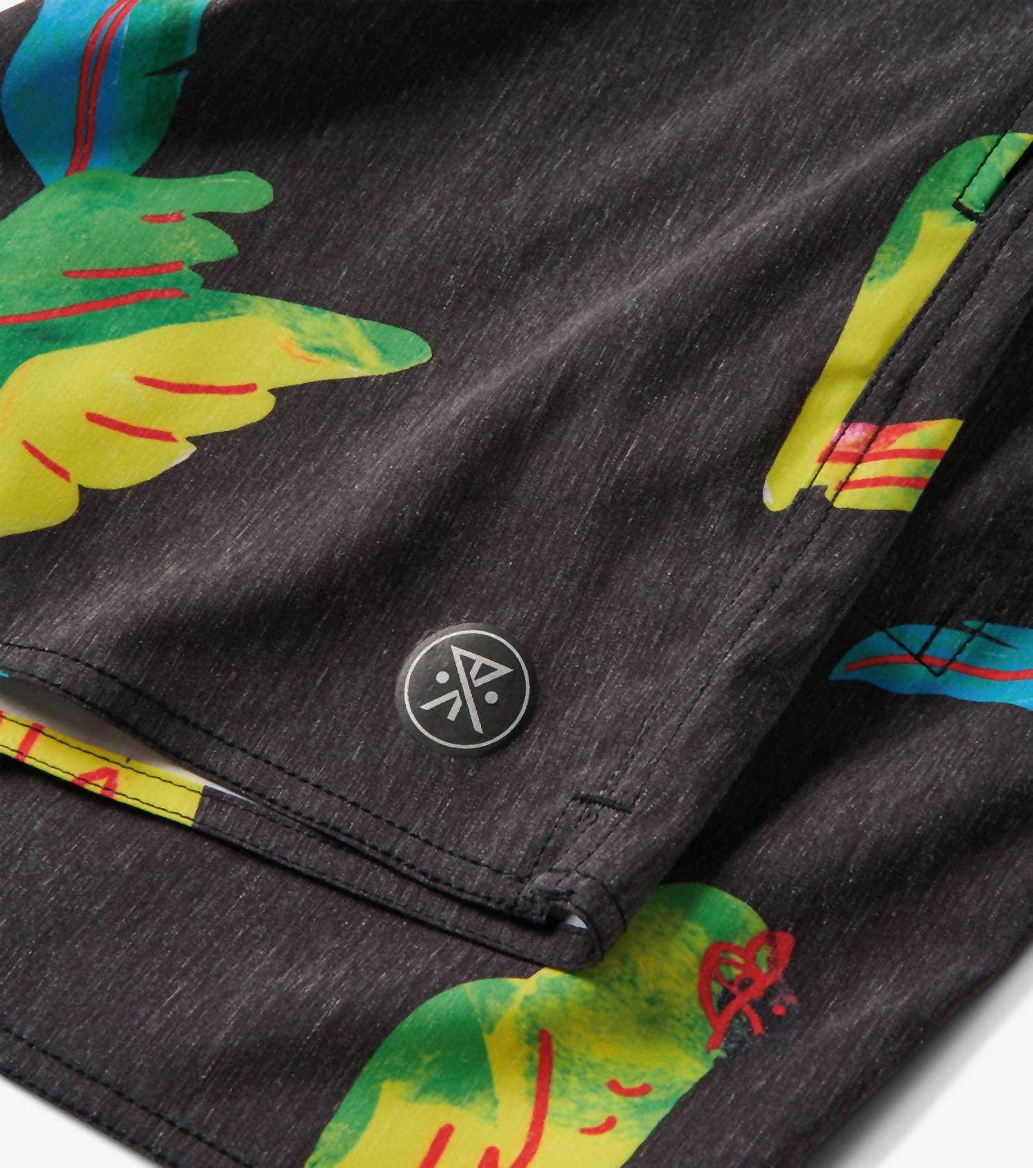 Men's Shorey Macaw Boardshorts In Black