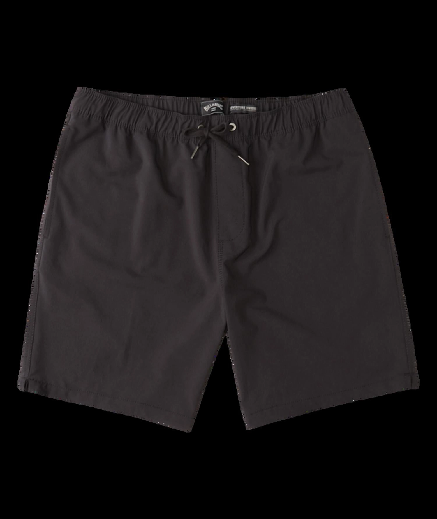 Men's Surftrek Elastic Swimtrunks In Black mens beach swimwear, quick dry mens swimsuits
