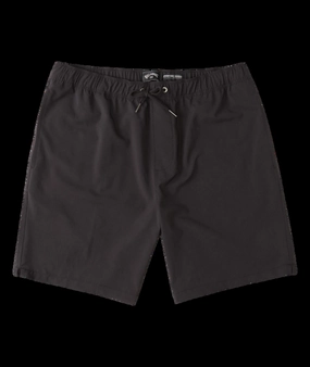 Men's Surftrek Elastic Swimtrunks In Black mens beach swimwear, quick dry mens swimsuits