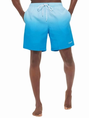 Men's Swim Trunk In Blue mens full coverage swimwear, stylish mens swim trunks
