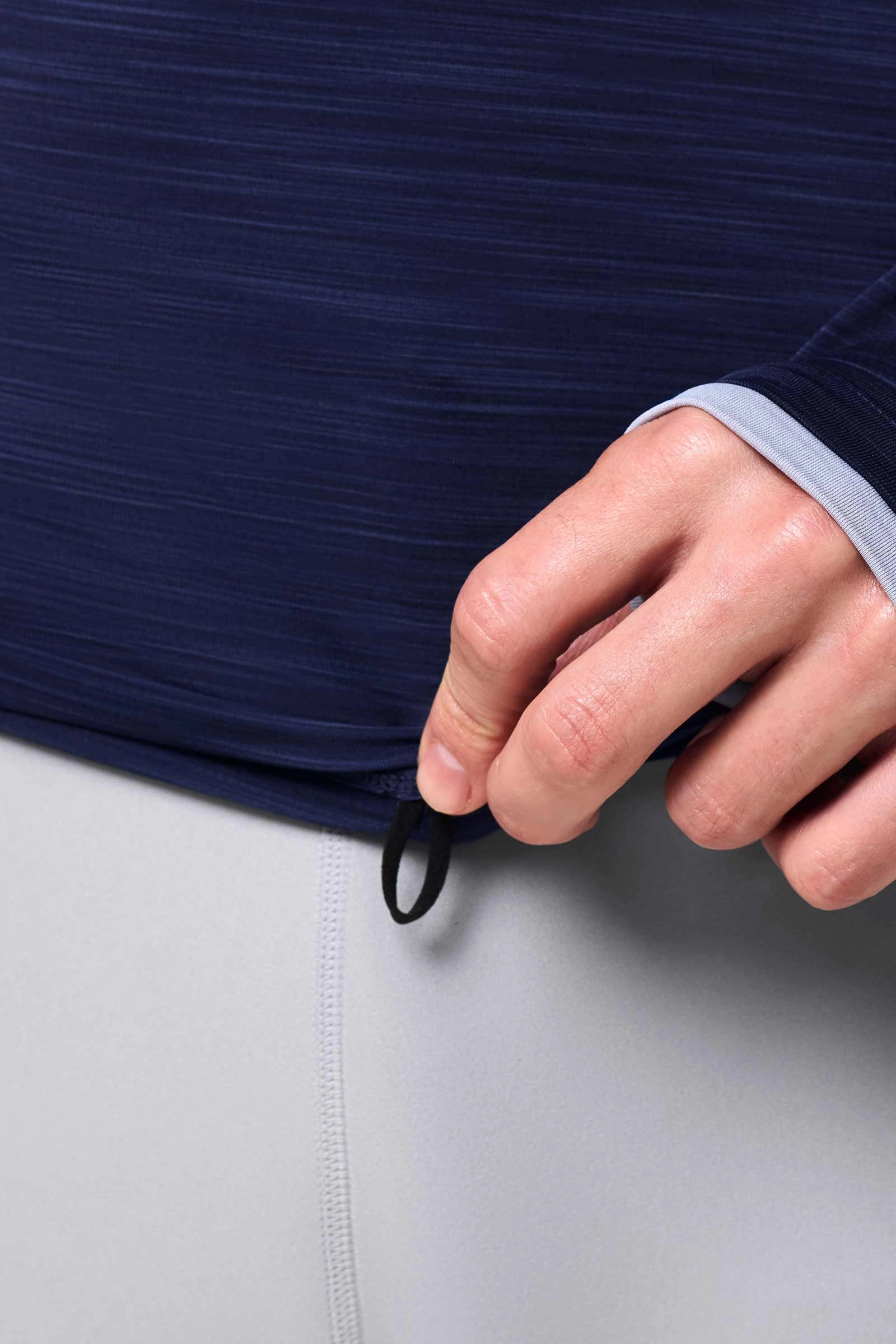 Men's Ultimate Half-Zip Rash Guard | Navy Line
