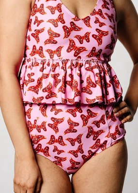 Metamorphosis | High-Waisted Bottoms elastic waistband swim bottoms, mix-and-match bikini bottoms