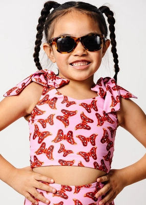 Metamorphosis | Mini Knot Top girls full coverage swimwear, kids swimwear for pool