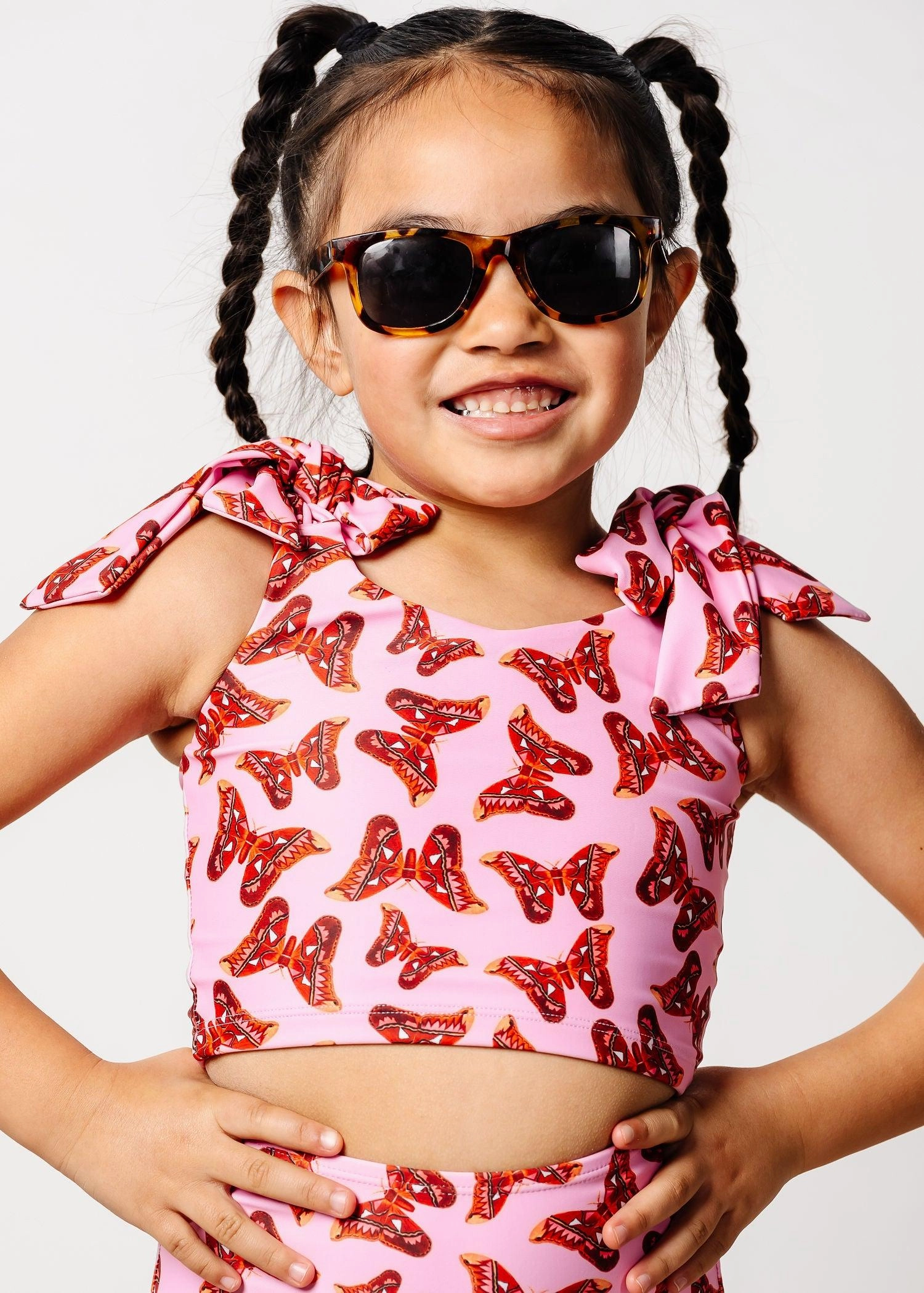 Metamorphosis | Mini Knot Top girls full coverage swimwear, kids swimwear for pool