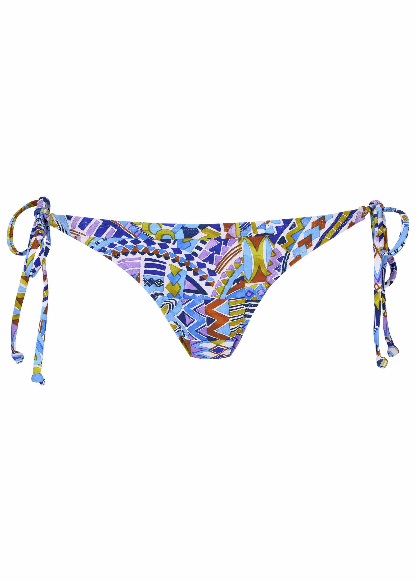 Miami Tie Side Moderate Bottom  - Aztec Patchwork