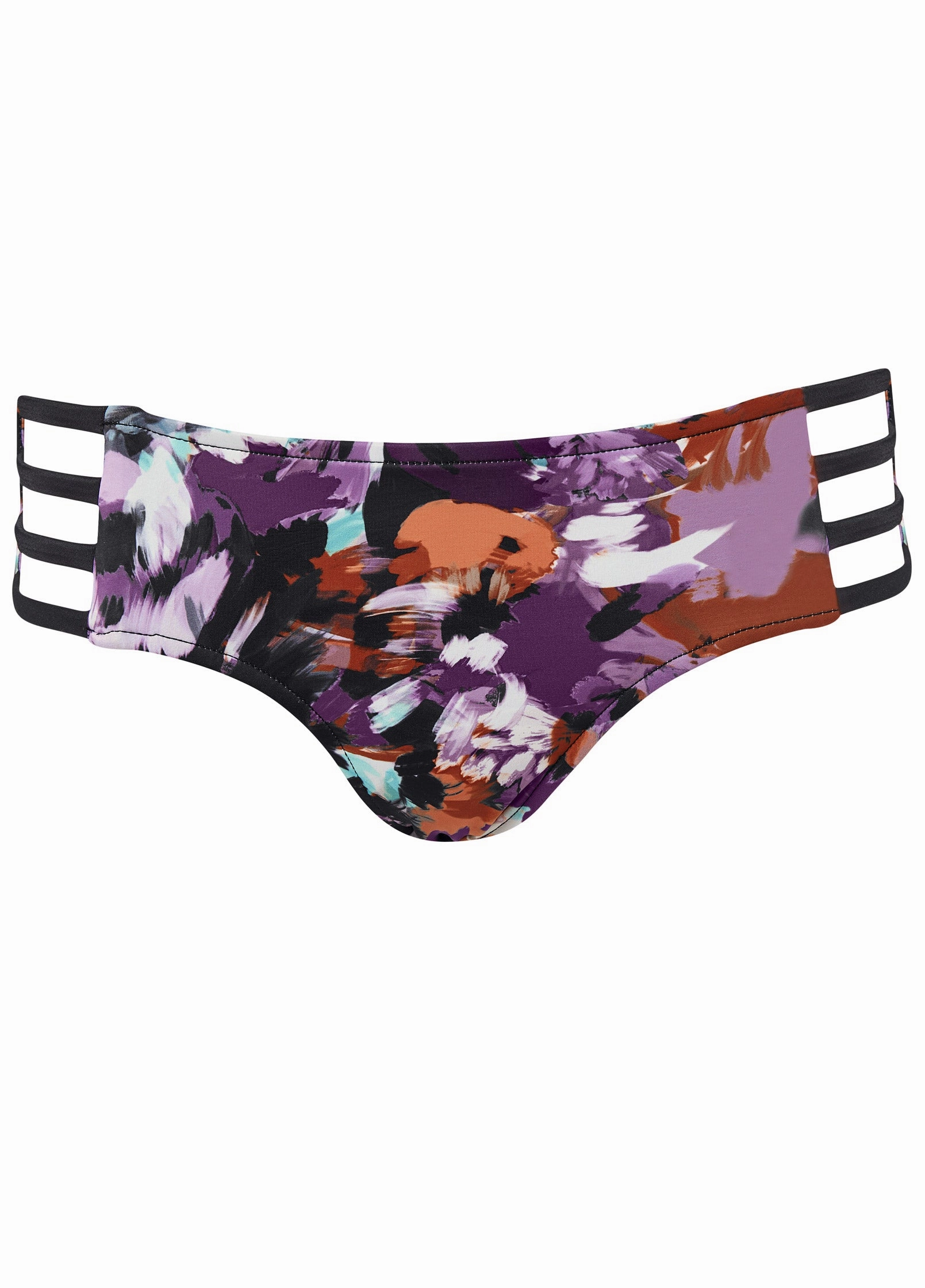 Mid-Rise Strappy Bottom - Painted Florals