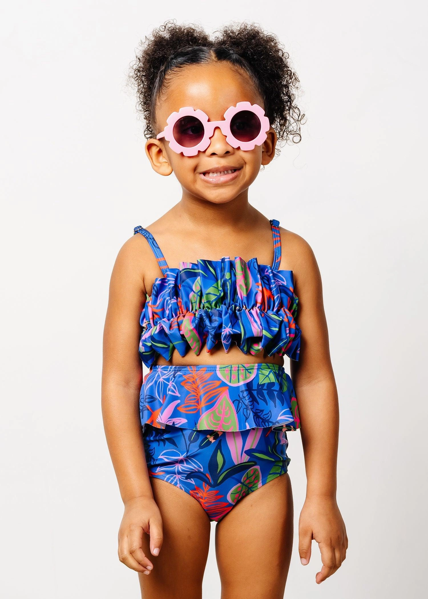 Midnight Jungle | Mini Peplum Bottoms