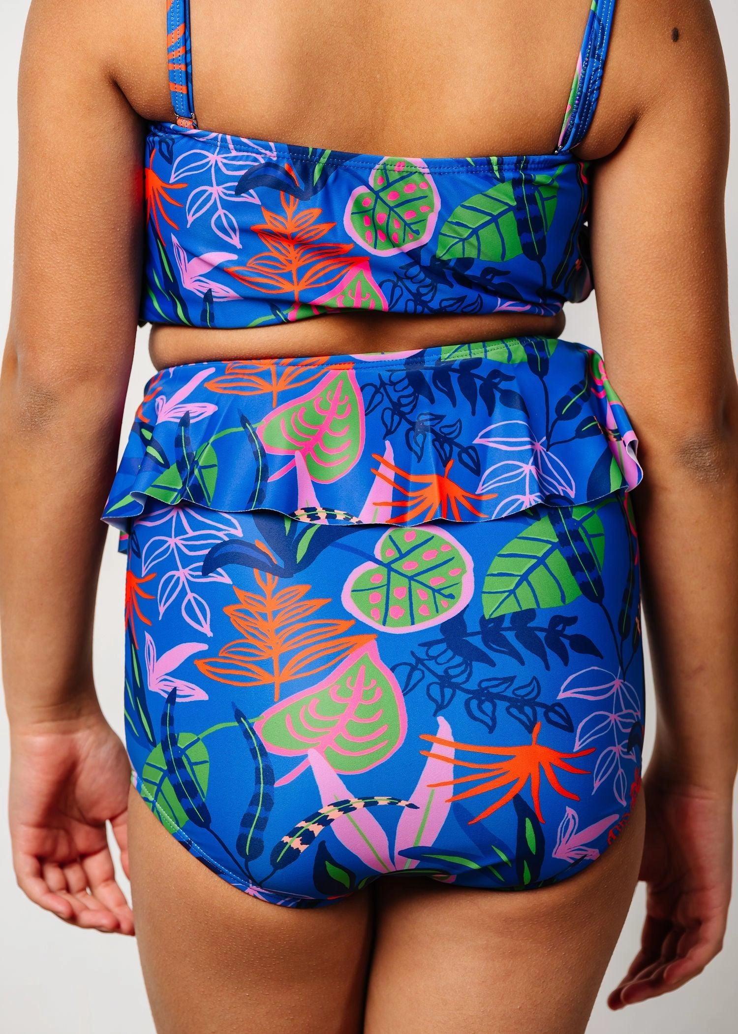 Midnight Jungle | Youth Peplum Bottoms