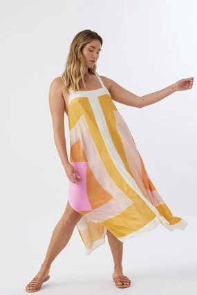 MIRANDA MIDI COVER-UP DRESS classic women's swimwear, everyday swimwear for ladies