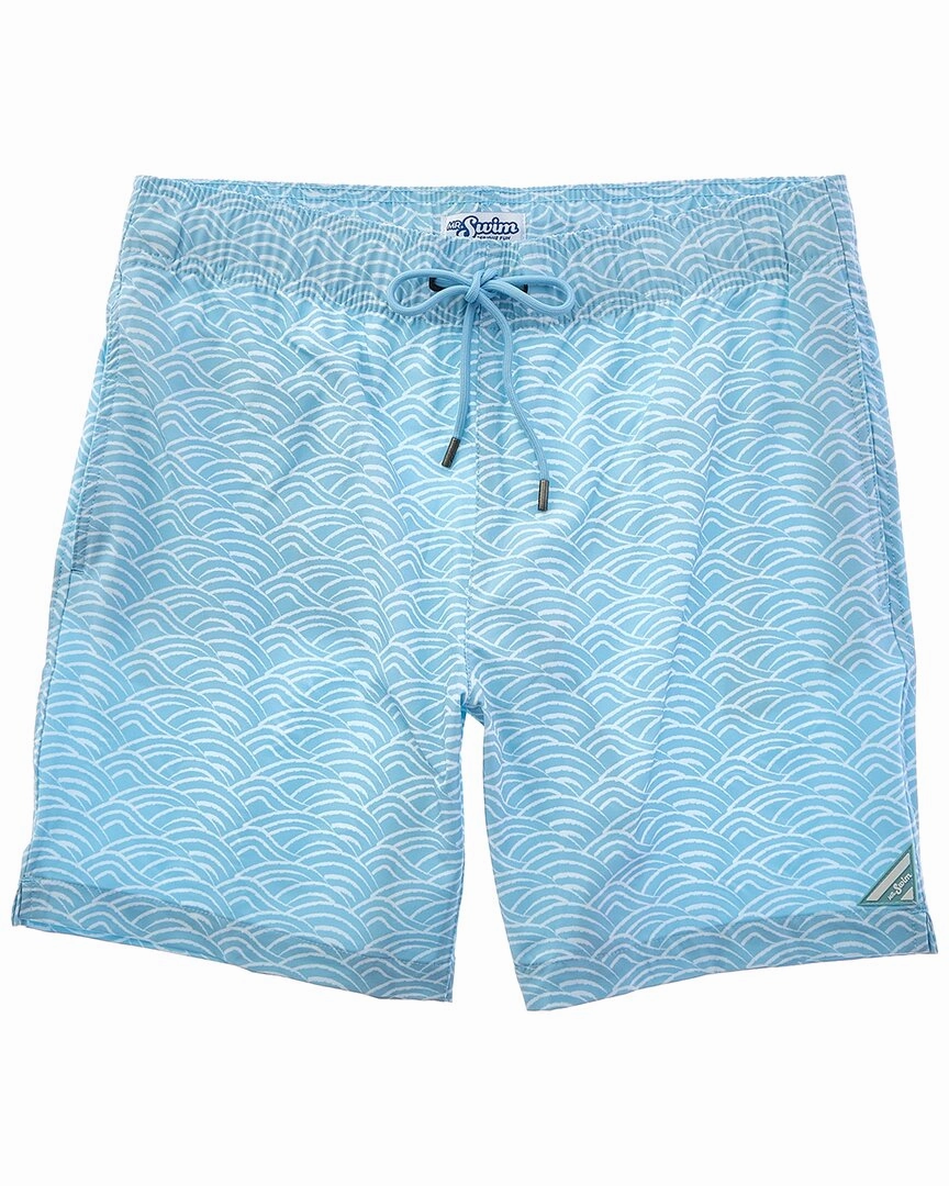 Mr.Swim Sculpted Waves Swim Short mens beach swimwear, quick dry mens swimsuits