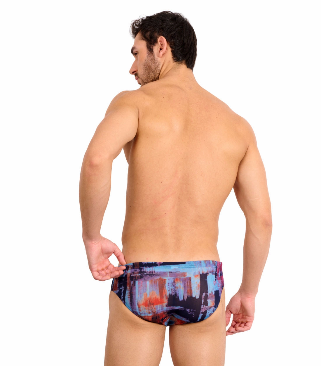 Mykonos Tan Through Deep Waist Swim Brief