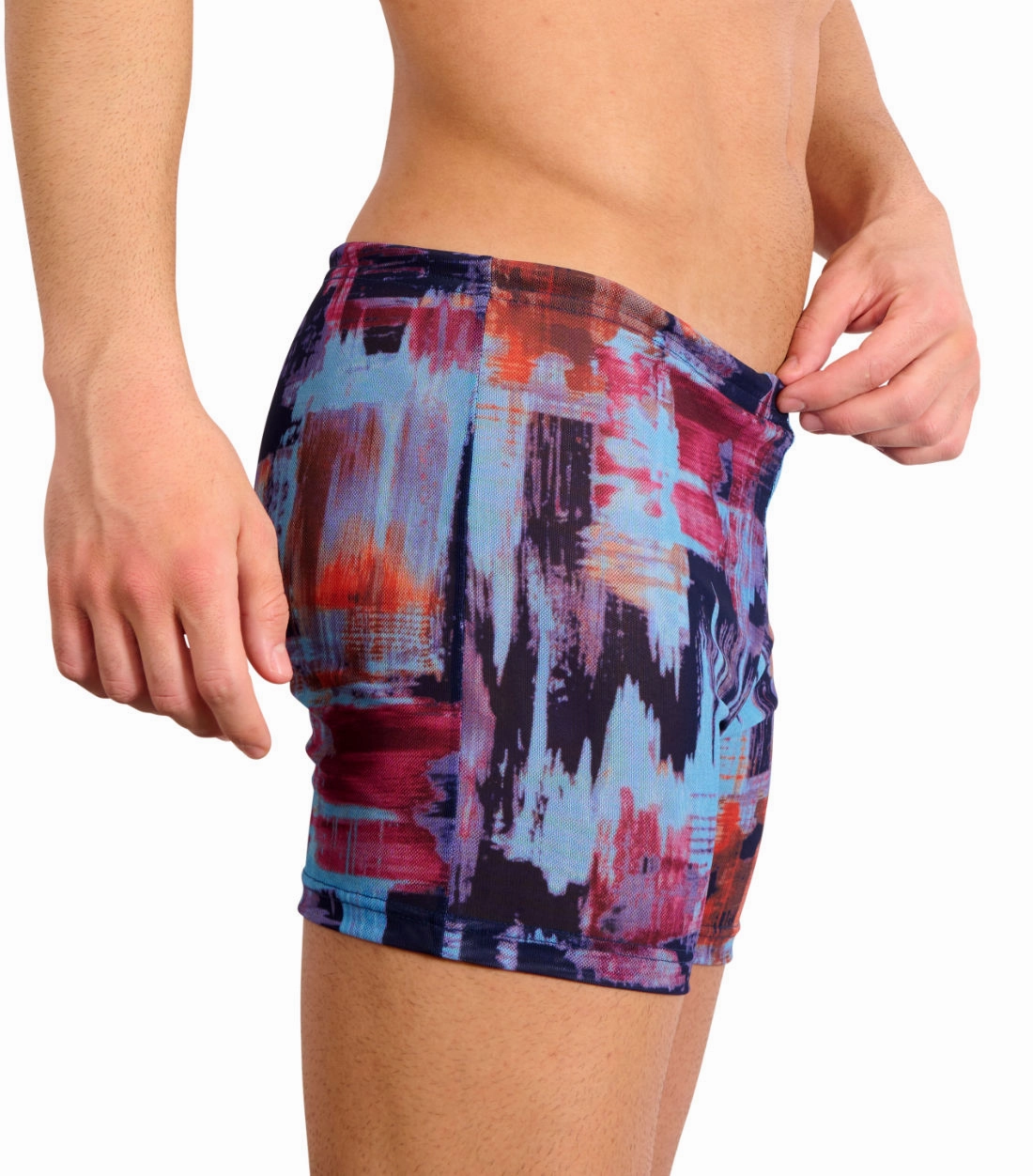 Mykonos Tan Through Swim Shorts