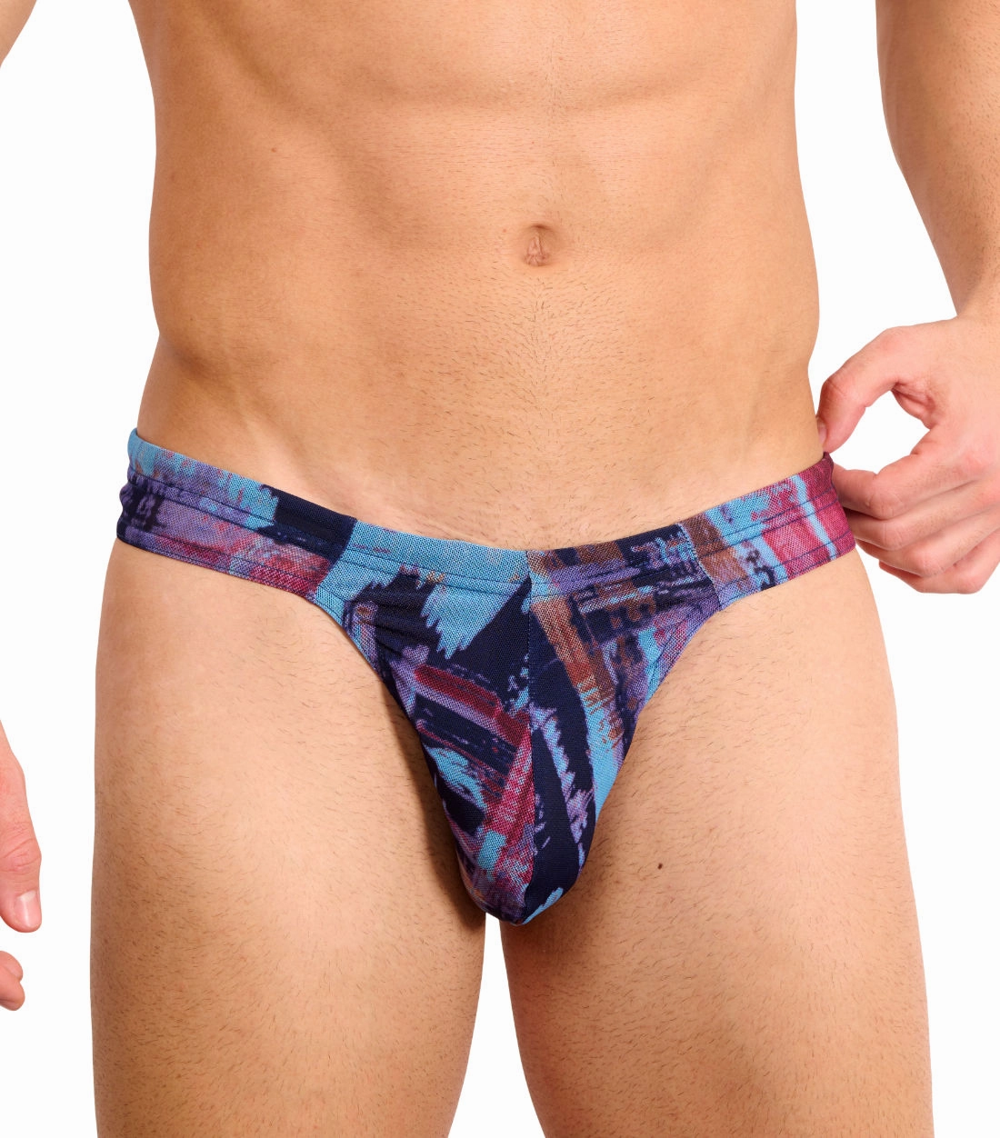 Mykonos Tan Through Swim Thong tan through swimwear men, mens breathable swimwear