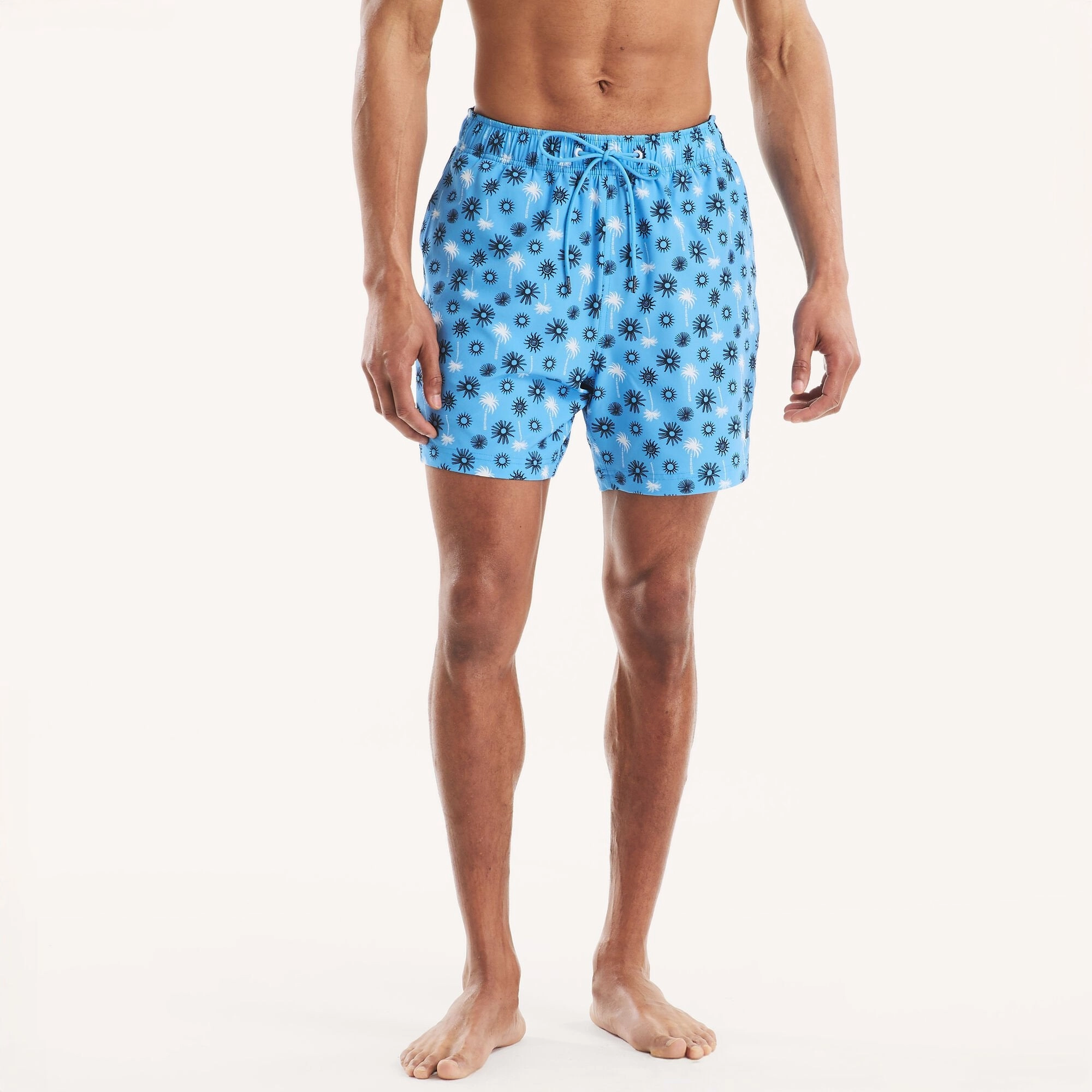 Nautica Mens 6" Printed Quick-Dry Swim