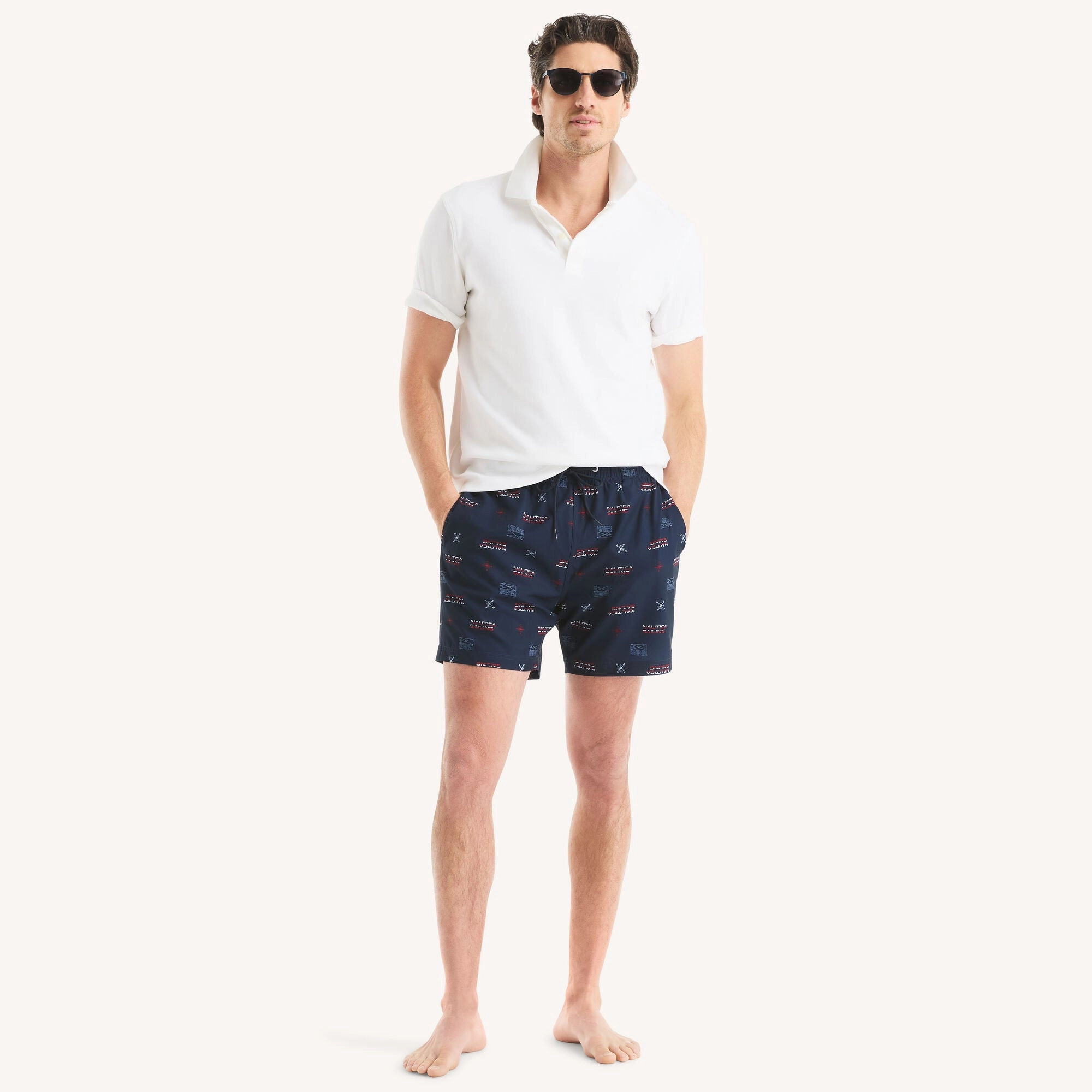 Nautica Mens 6" Quick-Dry Swim