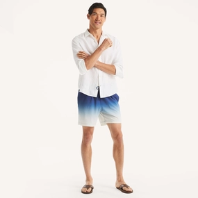 Nautica Mens Beach Boys X Nautica 6" Quick-Dry Swim mens full coverage swimwear, stylish mens swim trunks