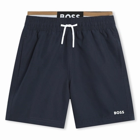 Navy Swim Shorts boys swimwear sets, boys swim trunks