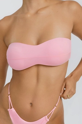 Naya Top - Blush soft fabric swimwear women, resort swimwear for ladies