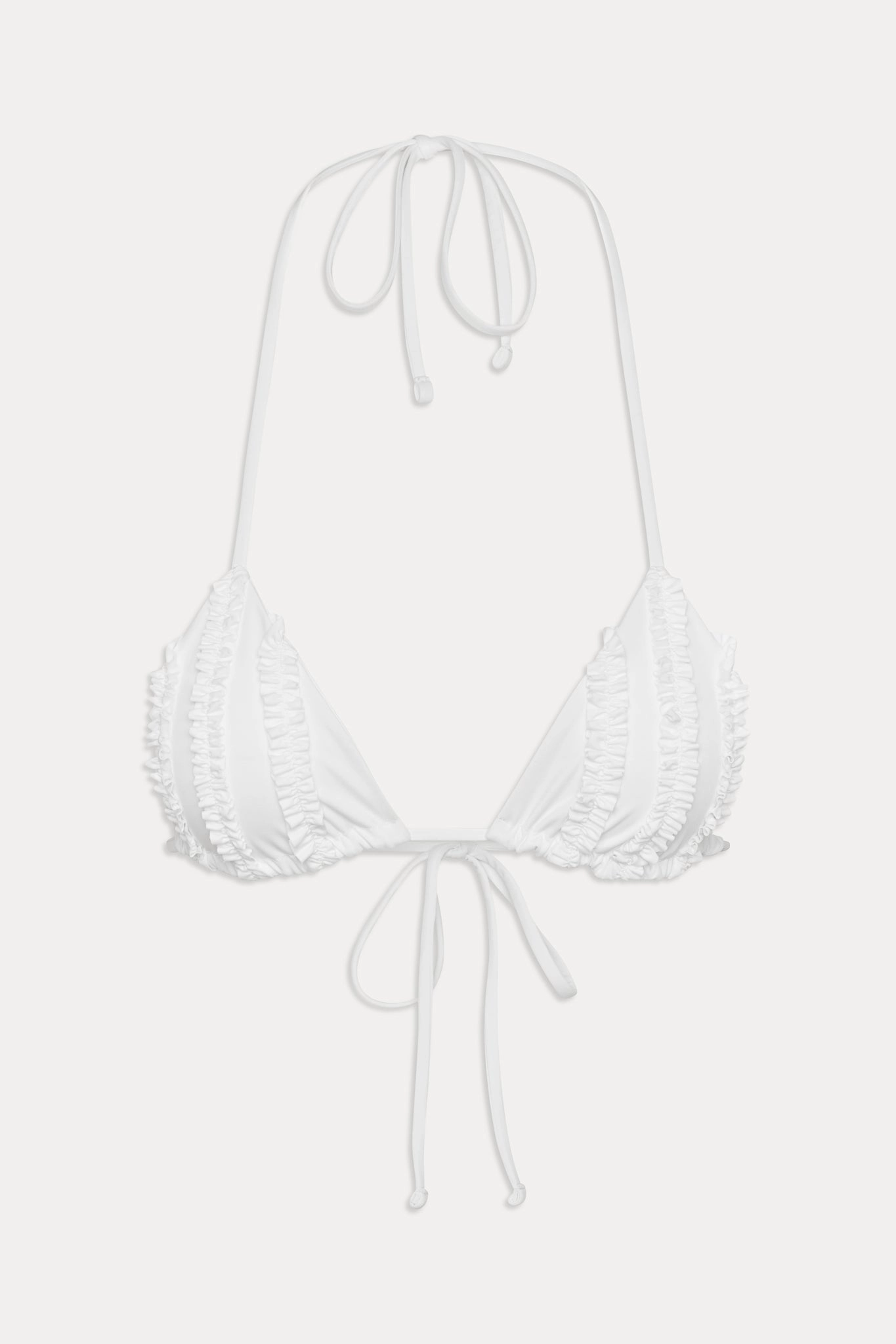 Nick Skimpy Triangle Bikini Top - Optic White