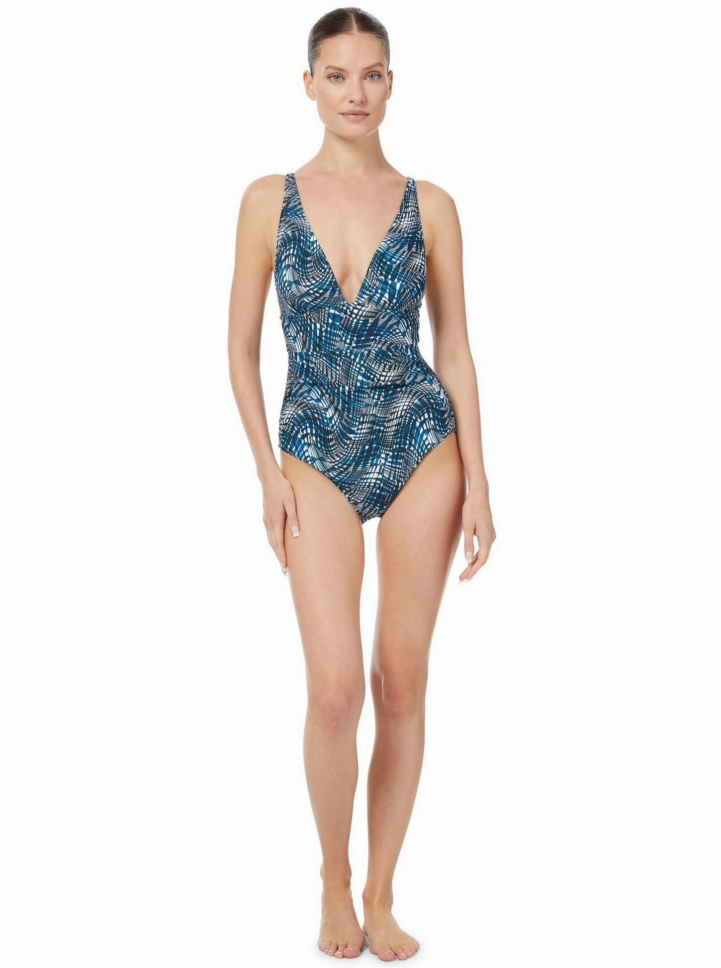 Niki One Piece Abstract Wave