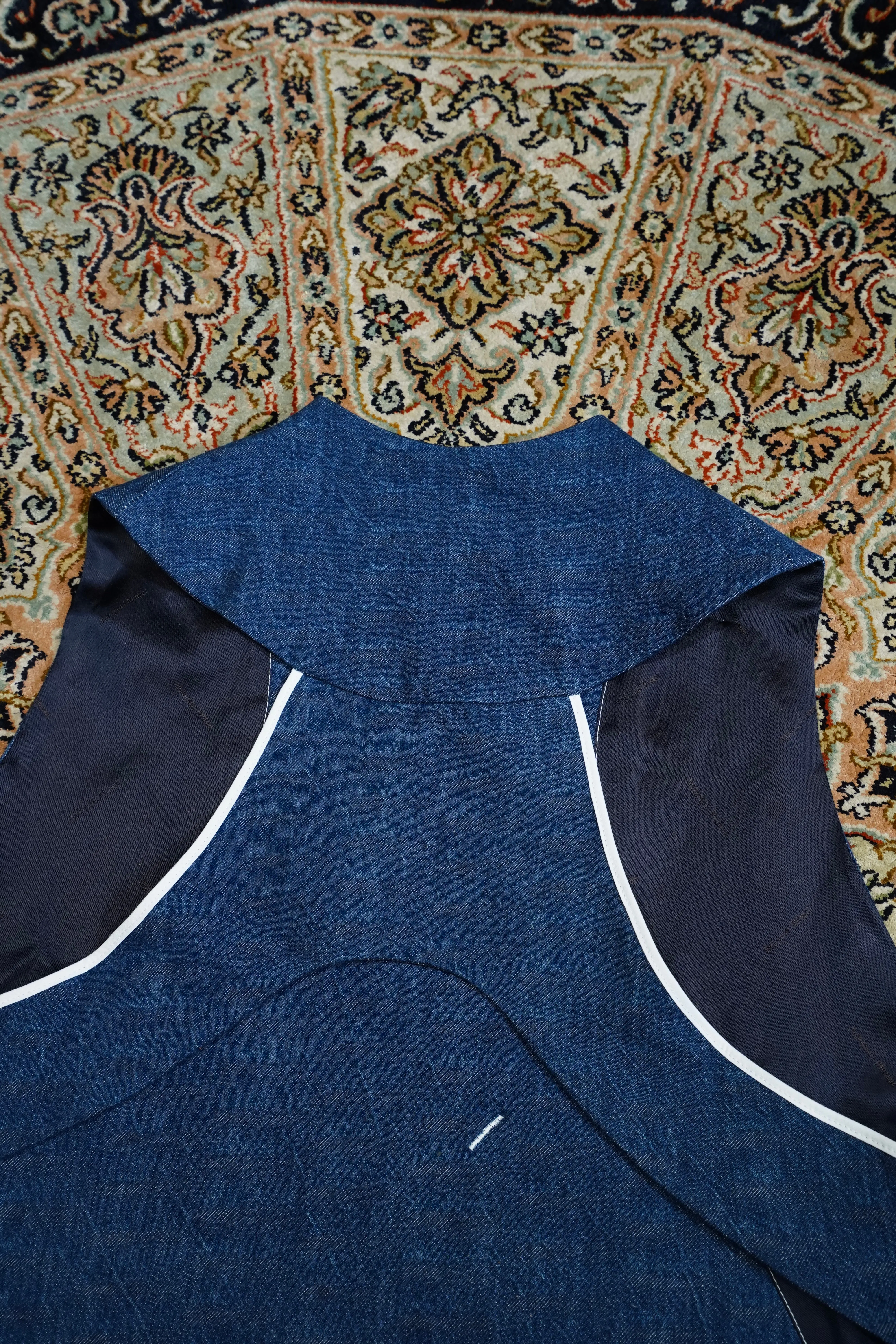 Nobuyuki Matsui Swimmy denim vest (Blue)