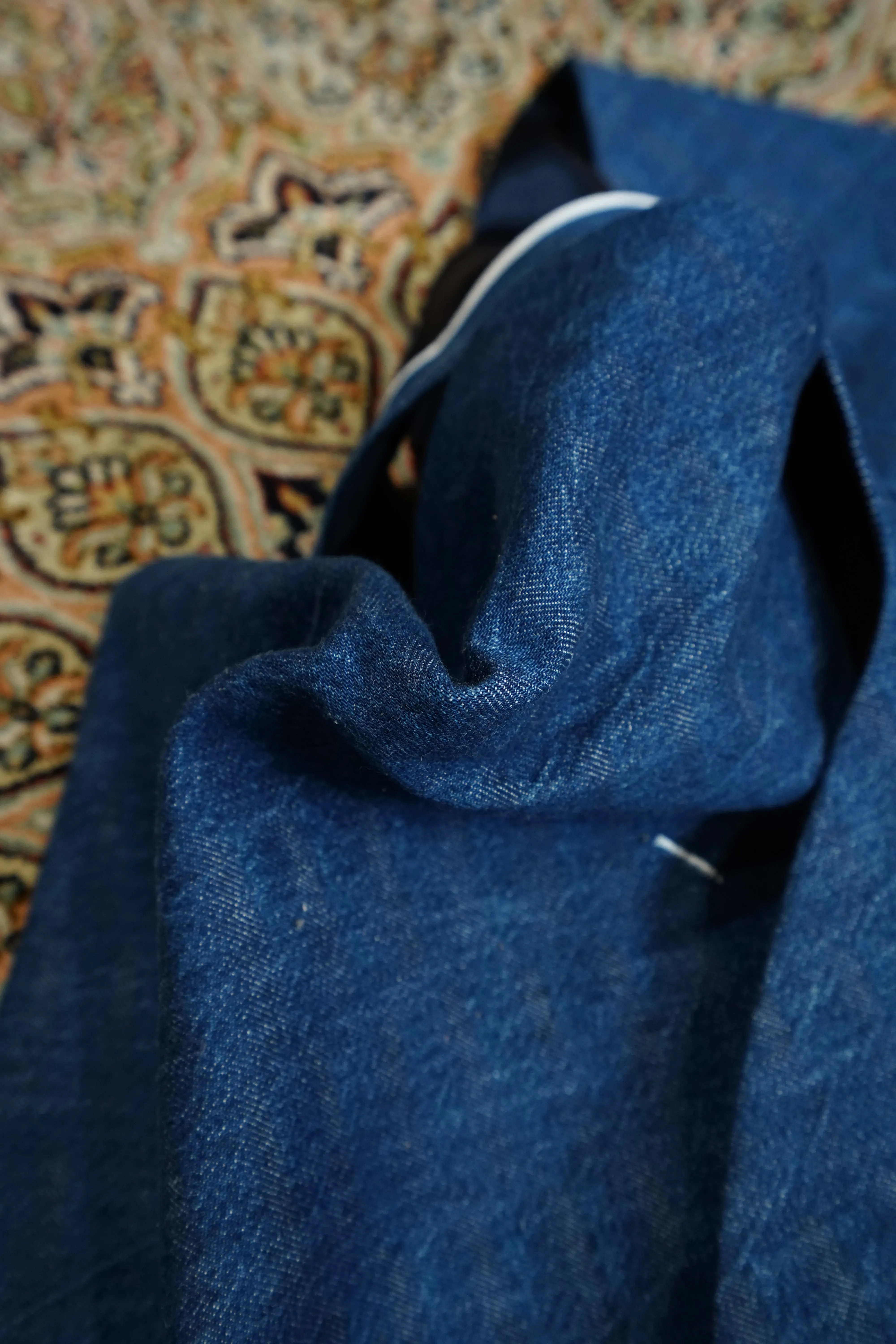 Nobuyuki Matsui Swimmy denim vest (Blue)