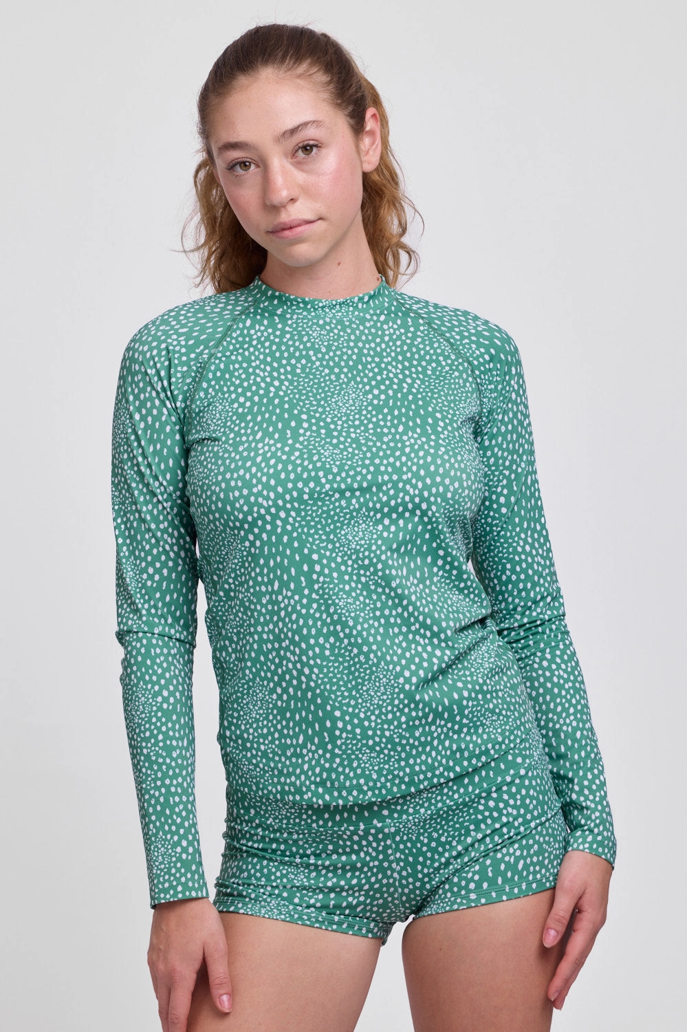 Noonan Long Sleeved Rashie - Tidal Wave