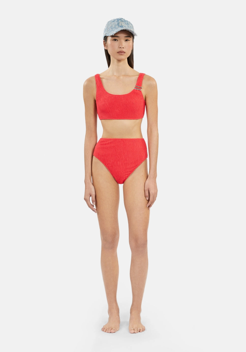 NOOR TWO PIECE TOP Red