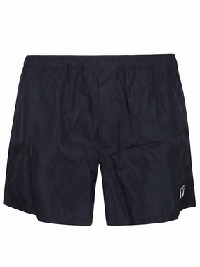 Nylon Swimsuit With Elasticated Waist And Signature Patch summer mens swimwear, mens athletic swimwear