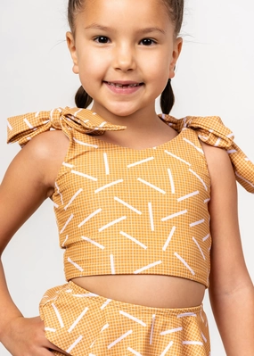 Off The Grid | Mini Knot Top cute girls swimsuits, stylish swimwear for girls